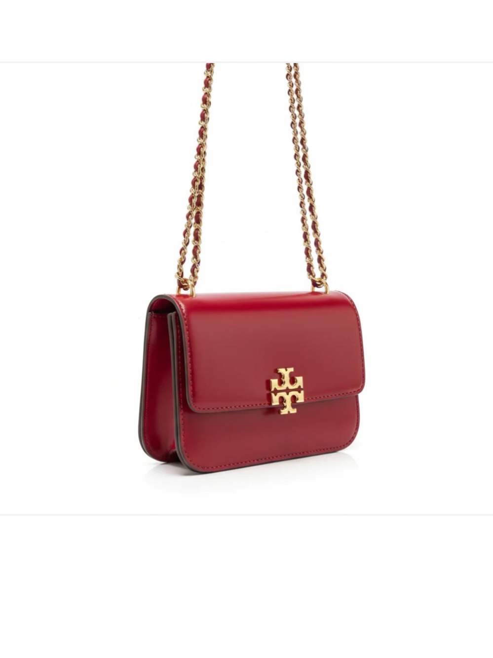 Tory Burch Britten Chain Shoulder Bag with Gold Logo - Picture 3 of 9